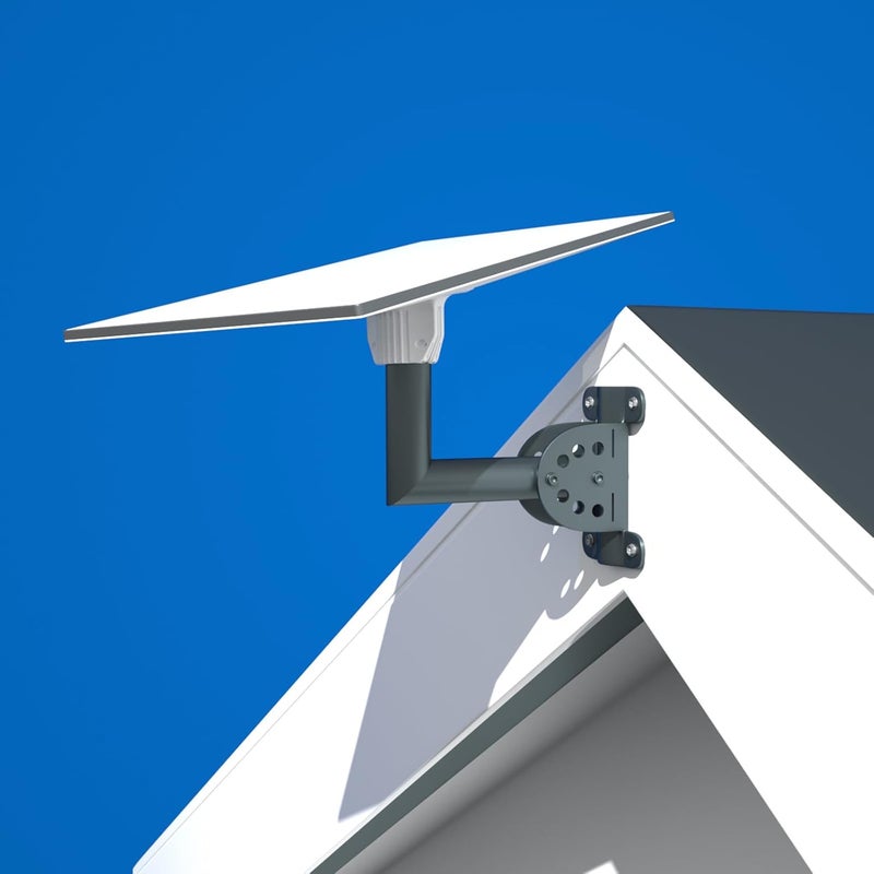 Foboull Starlink Standard Short Wall Mount Kit–Compatible with Gen3/V3 Standard Dish, Outdoor Roof Mount,Includes Starlink Adapter - Image 1